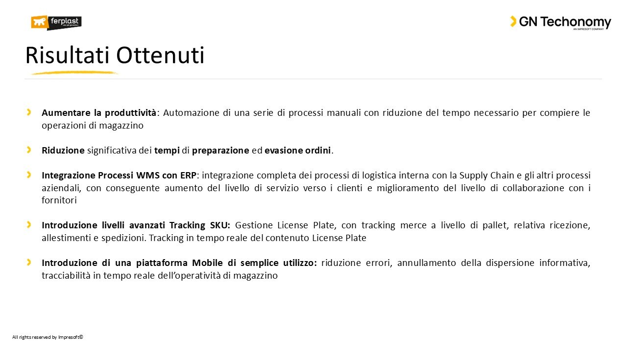 Ferplast case history 5